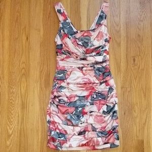Express Silky Floral Dress